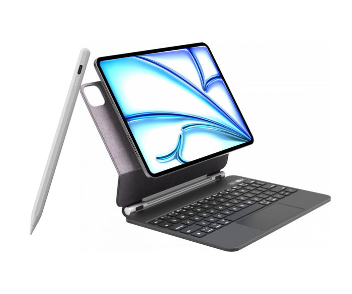 Capa teclado iPad Air + Stylus Pencil