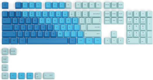 Glorious GPBT Dye Sublimated Keycaps - Caribbean Ocean - PakByte Computers