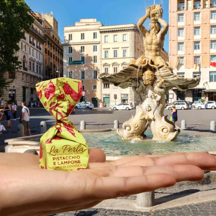 La Perla di Torino Pistachio & Raspberry Truffles, 200g