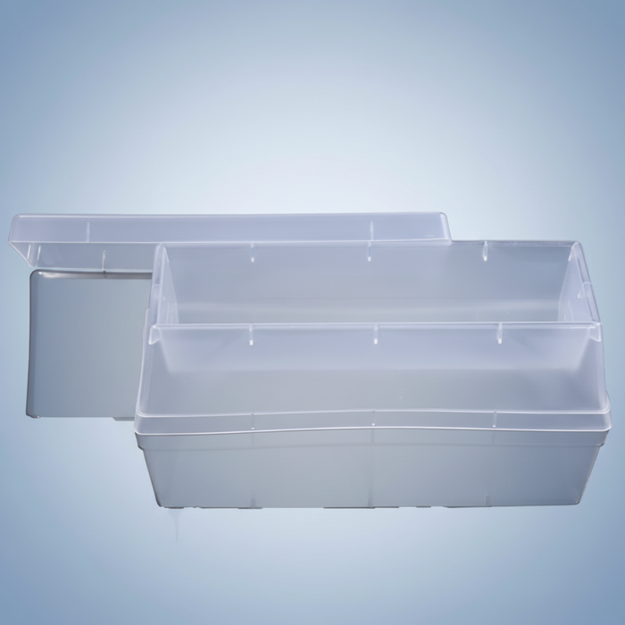 NEST 60mL Reagent Reservoirs — two PP reservoirs with lids for multichannel pipetting