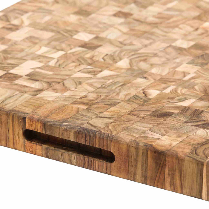 Teakhaus End Grain Butcher Block Rectangular Cutting Board, Large