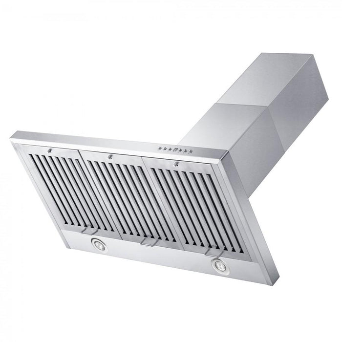ZLINE 30" Stainless Steel Wall Range Hood, Crown Molding, KBCRN - 30 - Farmhouse Kitchen and Bath