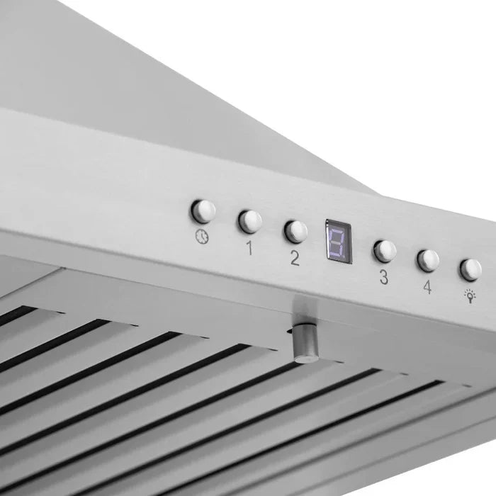 ZLINE Recirculating Wall Mount Range Hood, Charcoal Filters, Stainless Steel KB-CF09K